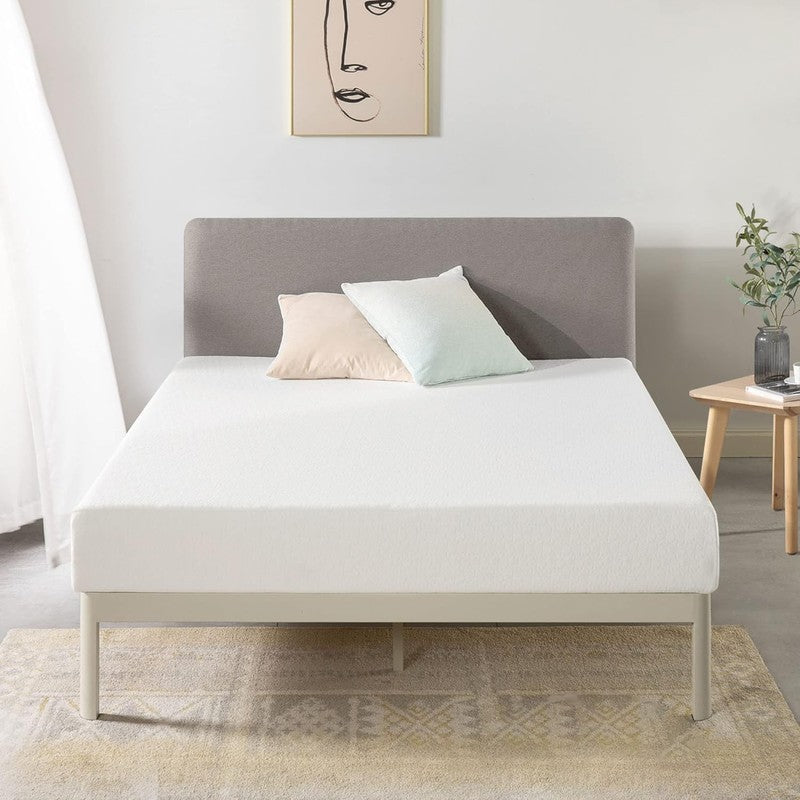 8 Inch Twin Mattress Bed-In-A-Box, Green Tea Memory Foam, White2