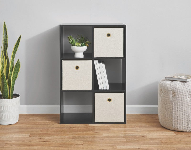 6 Cube Storage Organizer, Black1