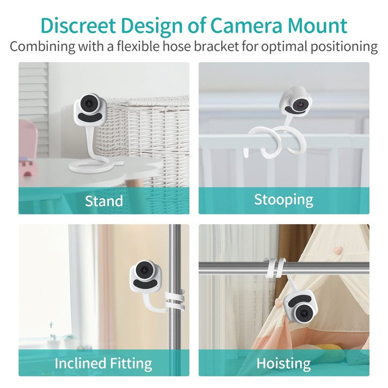 AI Smart 2.8 Video Baby Monitor  Camera & Audio with Cry Detection Night Vision3