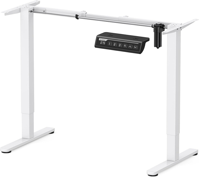 Electric Standing Desk Frame 4 Memory Height Adjustable Up to 47.2" White7