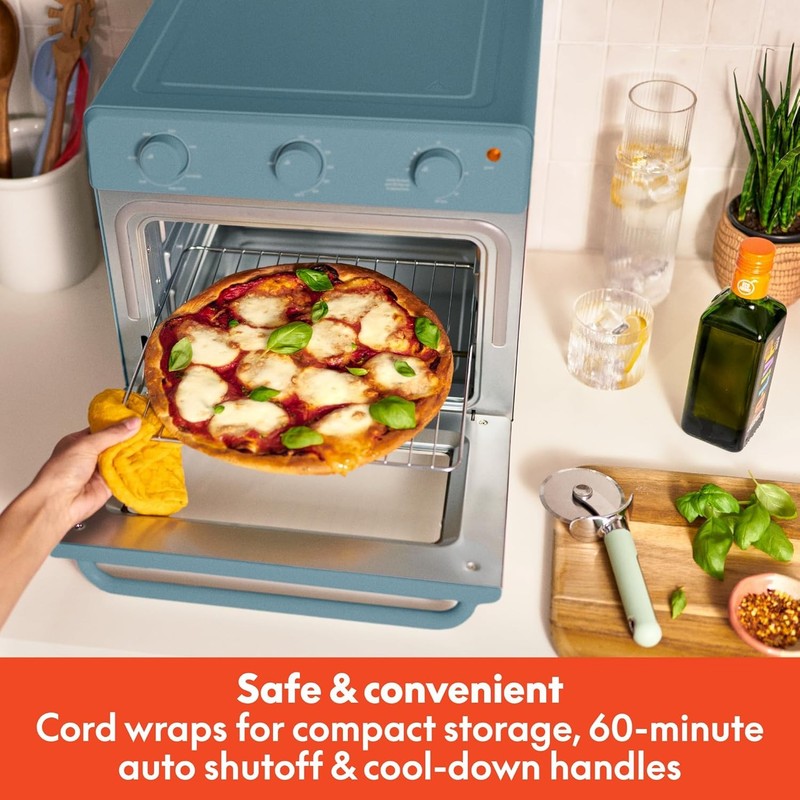 Air Fry Toaster Oven 1700W 7 Presets Dishwasher Safe Trays Surf6