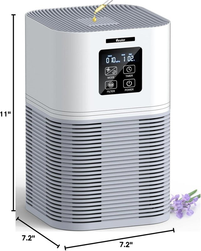 HEPA Air Purifier for Large Rooms, Quiet Pet Dander & Wildfire Cleaner9