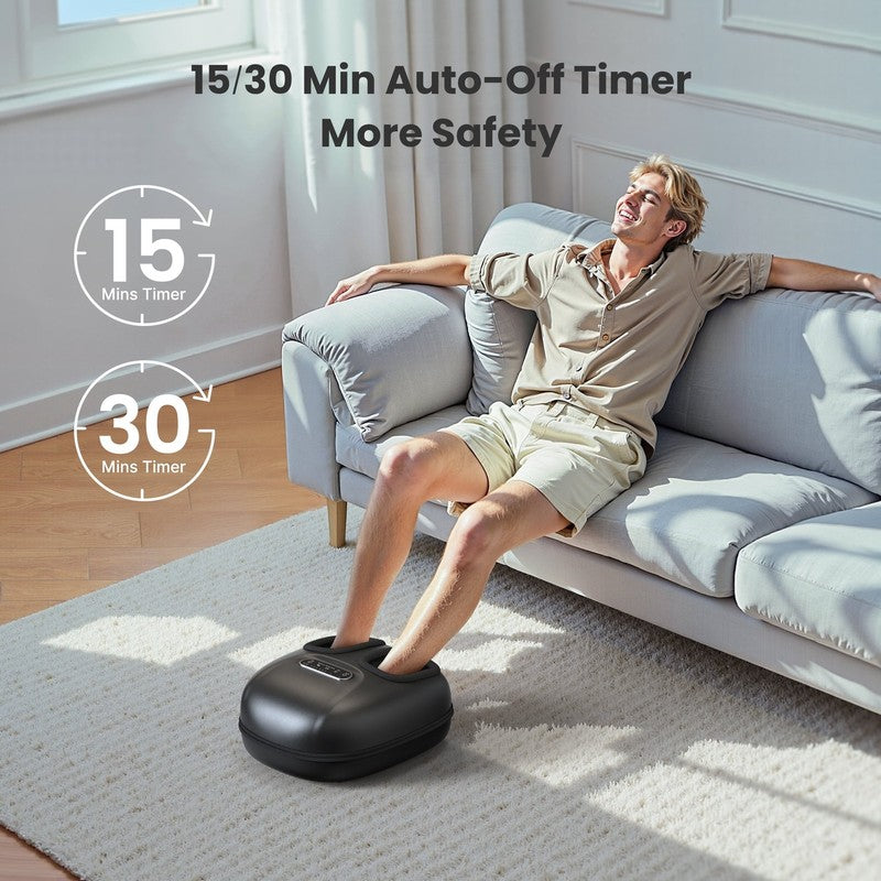 Shiatsu Foot Massager with Heat for Neuropathy Tired Foot Blood Circulation, FSA4