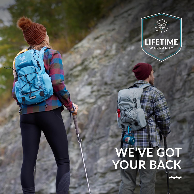 22L Hydration Backpack with Water Bladder Hiking Pack Waterproof Zippers5