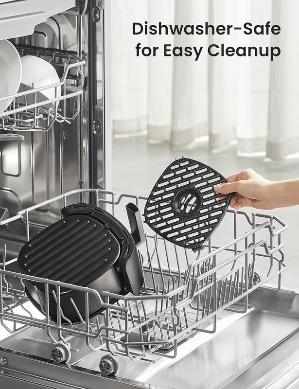 2.1QT Compact Air Fryer 12 Menu Options Adjustable Timer Nonstick Basket4