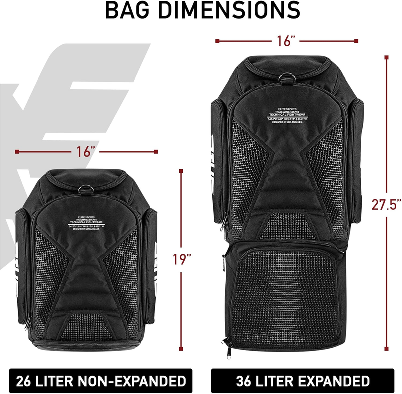 Jiu Jitsu BJJ Gym Duffel Backpack Bag MMA Boxing Expandable Gear4