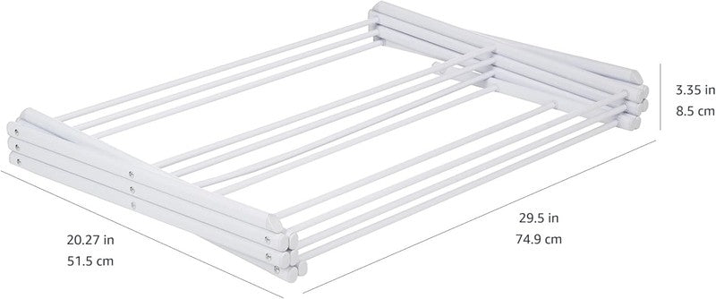 Foldable Portable Laundry Rack for Air Drying Clothing, Indoor Outdoor Use - 14.4
