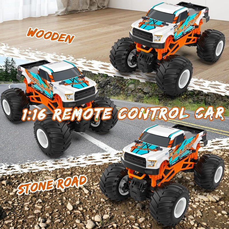 Remote Control Car, 1:16 Scale RC Monster Truck for Boys, 2.4 Ghz All Terrain RC1