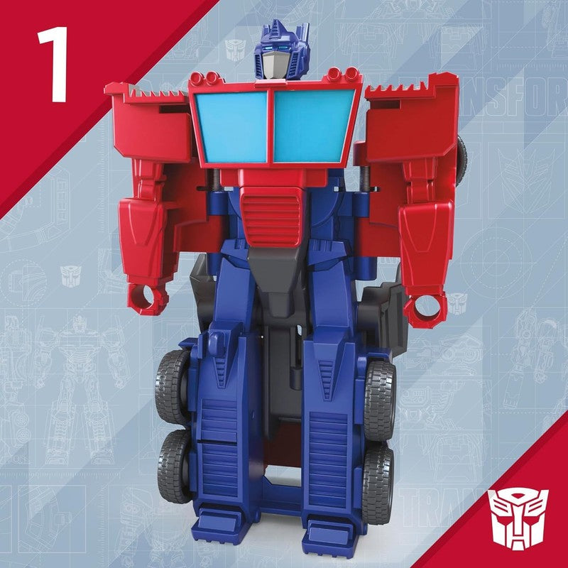 Transformers 1 Step Flip Heroes 3 Pack, 4 Inch Wheeljack, Bumblebee, 7