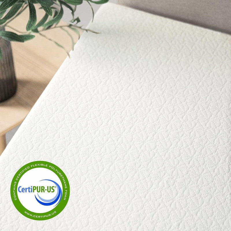8 Inch Twin Mattress Bed-In-A-Box, Green Tea Memory Foam, White7