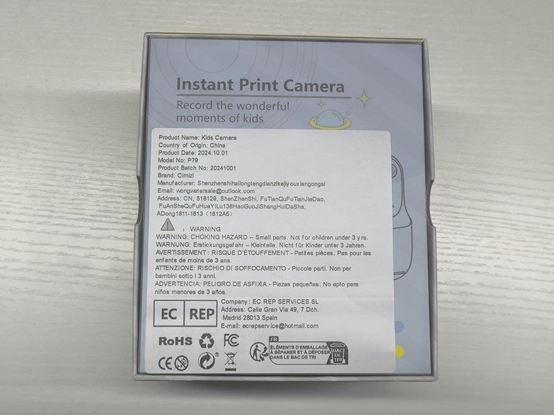 Kids 1080P HD Dual-Lens Instant Camera with Print Paper & 32G Card8