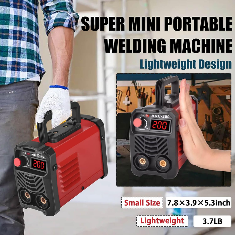 200Amp 20PCS Rods Stick Welder, Super MINI Portable Welding Machine, IGBT Invert2