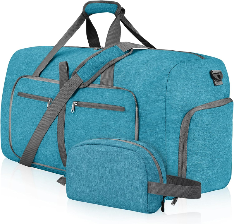 Duffle Bag Shoes Compartment Foldable Travel Waterproof Adjustable Strap Men0