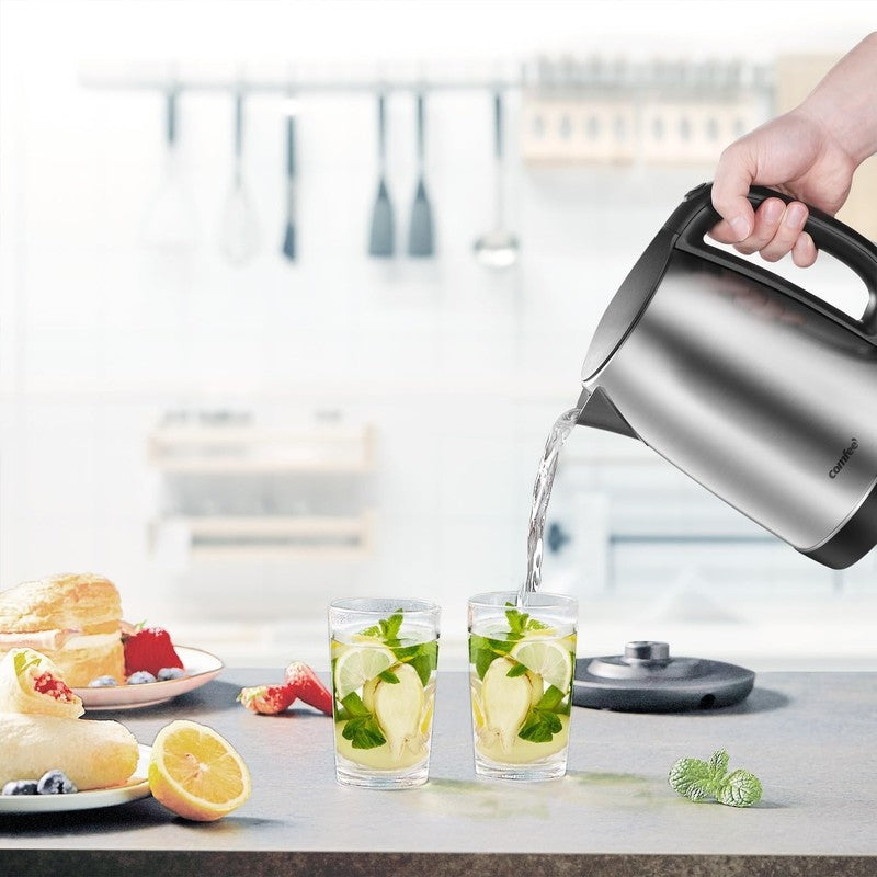 1.7L Stainless Steel Electric Kettle with LED Light & Auto Shut Off, 1500W6