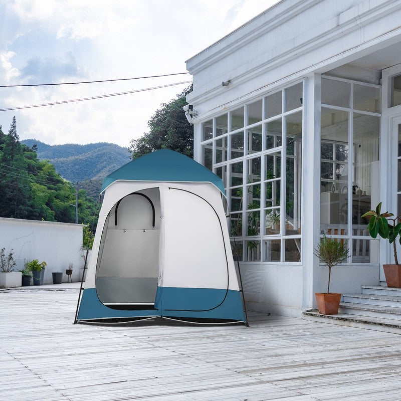 Outdoor Indoor 2 Room Shower Tent Pop Up Privacy Shelter2