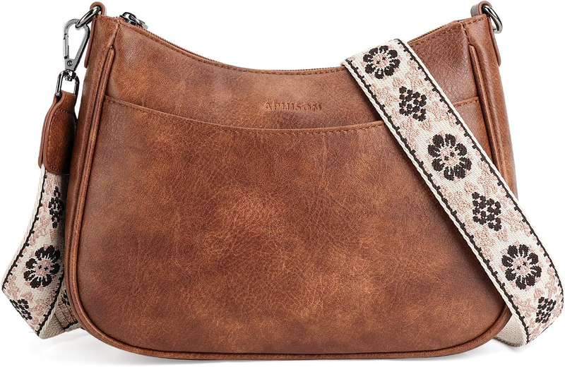 Trendy Leather Crossbody Purse with Adjustable Strap, Women'S Shoulder Handbag9