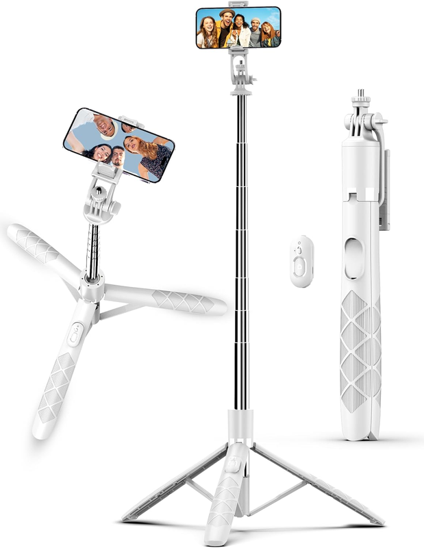 71'' Cell Phone Selfie Stick Tripod Extendable Smartphone Stand w Remote0