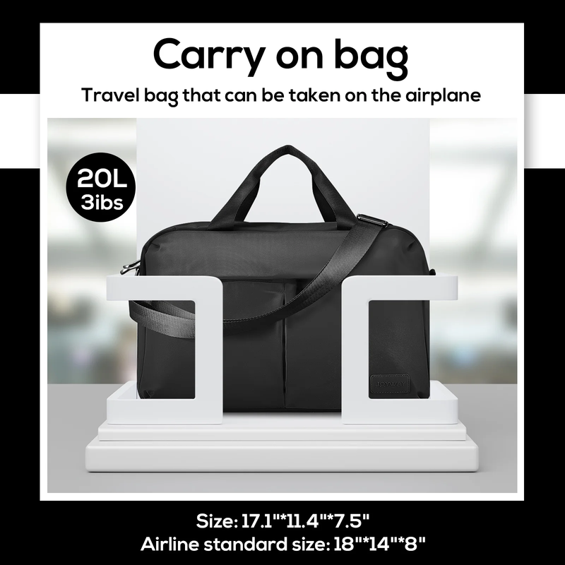 Travel Duffel Bag 15.6in Laptop Compartment Carry On Gym Weekend Bag5