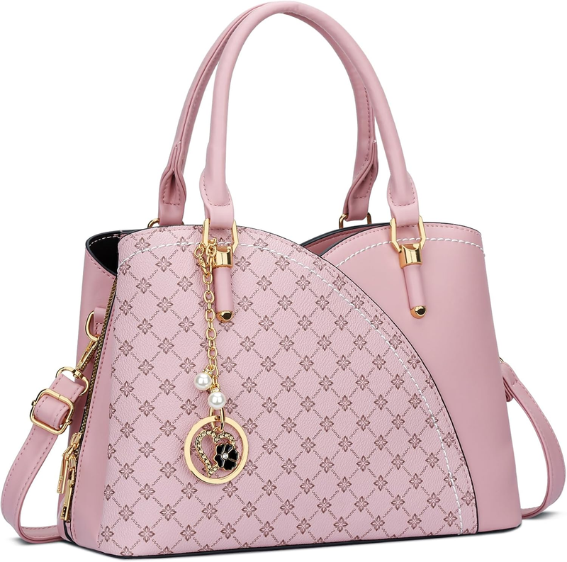 Triple Compartments Purses and Handbags for Women Fashion Ladies Satchel Shoulde0
