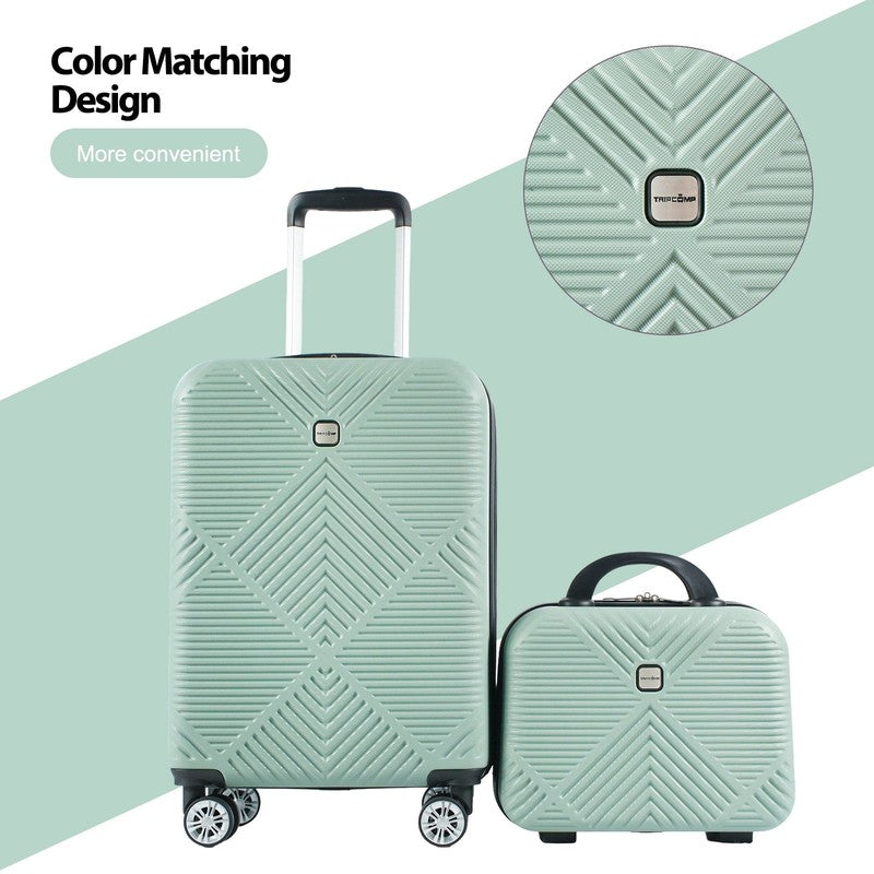 Luggage Sets 2 Piece Suitcase Set (14/20/)Hardside Suitcase with Spinner Wheels 7