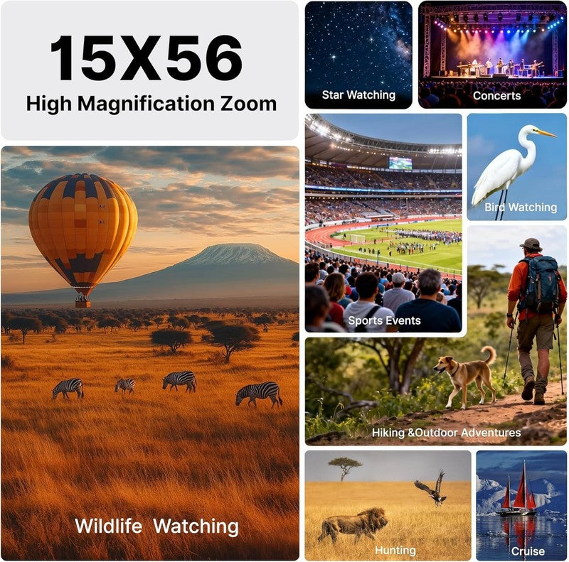 15X56 Monocular Telescope High Power Monoculars High Definition for Adults Kids 4