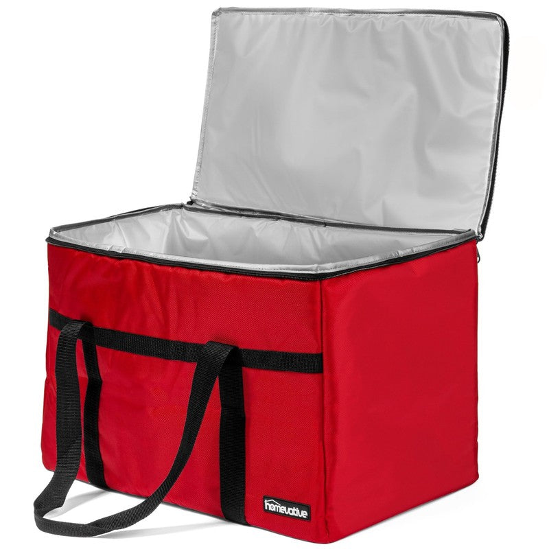 Thermal Insulated XL Food Delivery Bag, Red8