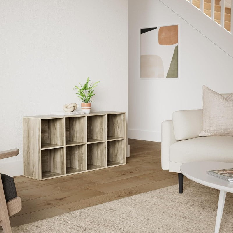 8 Cube Storage Organizer, Shelf, Bookcase, Display Shelf, Removable Back Panels1