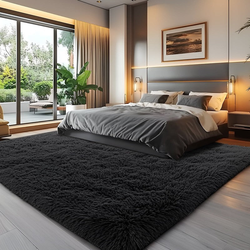 Shag Area Rugs, 5Ft X 8Ft Soft Fluffy Indoor Carpet for Living Room Bedroom Deco4
