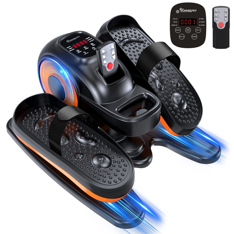 Electric Under Desk Elliptical for Seniors - Adjustable & Quiet with Remote9