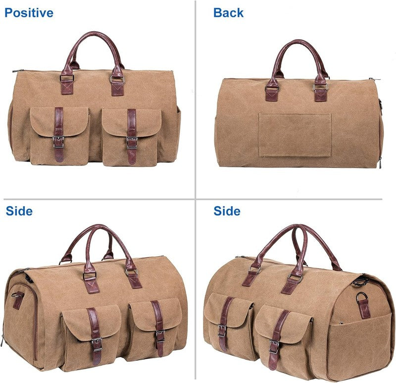 2in1 Garment Duffle Bag Hanging Suit Travel Carry On Business Men Women5