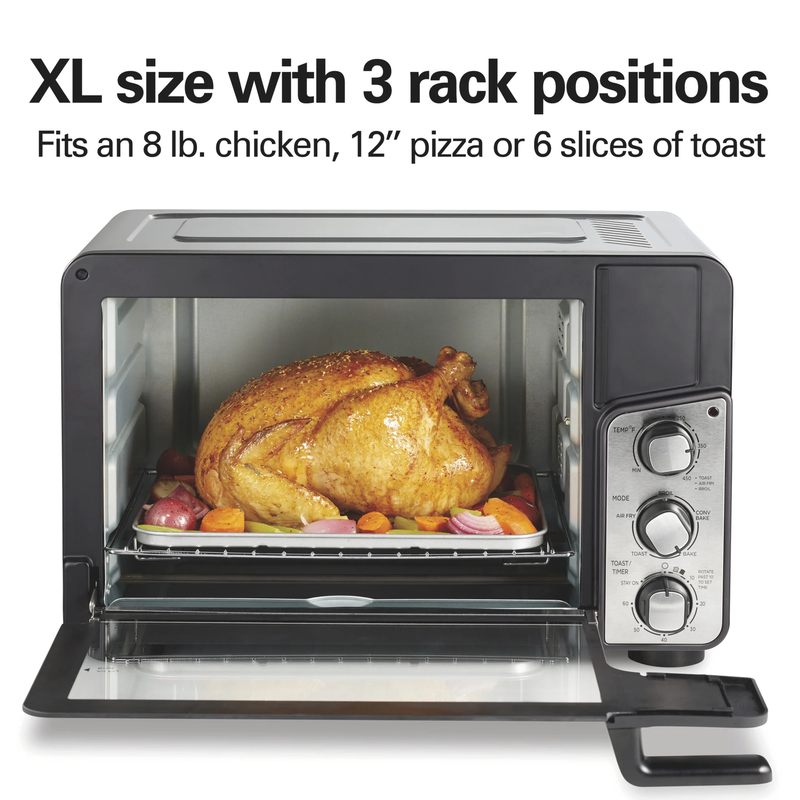 Easy View XL Toaster Oven with Sure Crisp  Air Fry, 1750W, 6 Slice Capacity, 3144