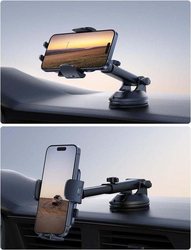 Car Phone Holder Mount, 360° Rotation Dashboard Phone Holder for Phone Samsung6