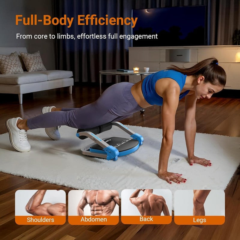 Adjustable Ab Crunch Machine Home Gym Core Trainer 3 Resistance Levels4