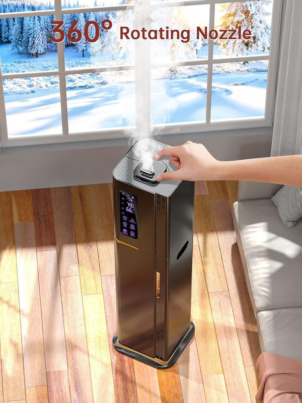 2.64Gal Warm Cool Mist Humidifier Large Room Bedroom Top Fill Quiet 3 Modes7