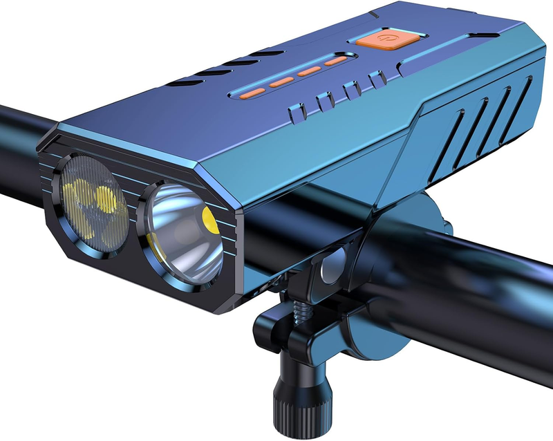 10000LM Super Bright 360° Rotatable Bike Headlight & Rear Light 3000mAh USB8