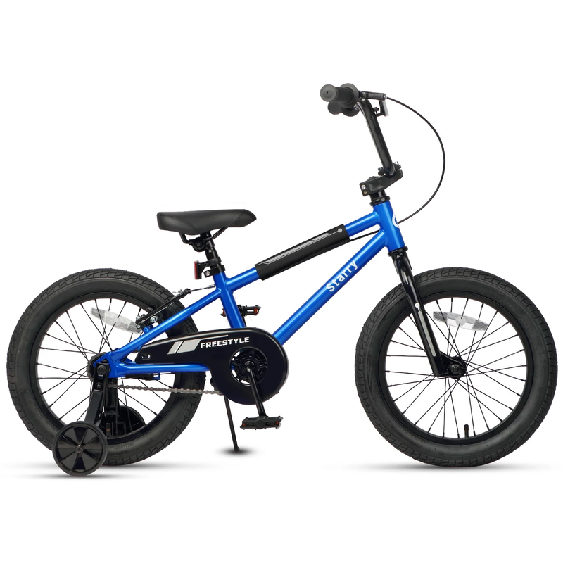 18in Kids BMX Bike w/ Training Wheels Coaster Brake Ages 6 9 Sky Blue1