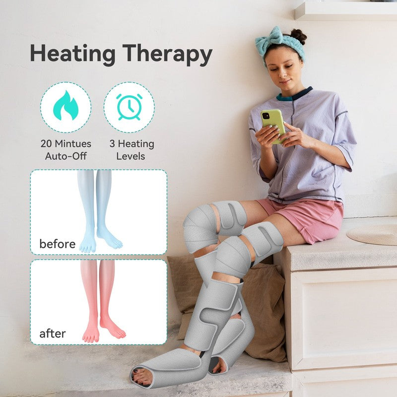 Air Compression Calf Foot Massager Circulation Pain Relief Gift5