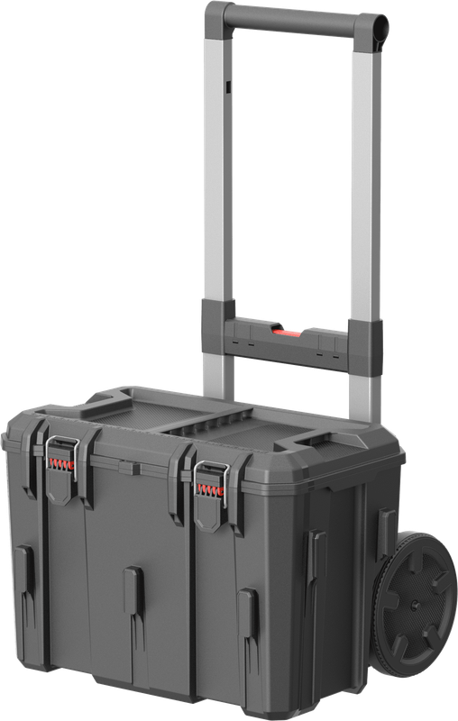 Hyper Stack Heavy Duty 3 Piece Modular Rolling Toolbox System Black4