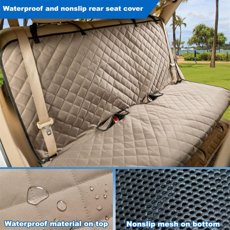 Bench Car Seat Cover for Dogs, Waterproof, Nonslip, Heavy Duty, Universal Fit4