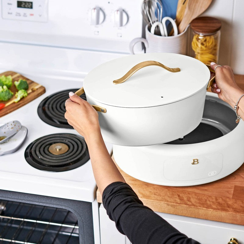 10 in 1, 6 Qt Electric Multi Cooker, White Icing by Drew Barrymore11