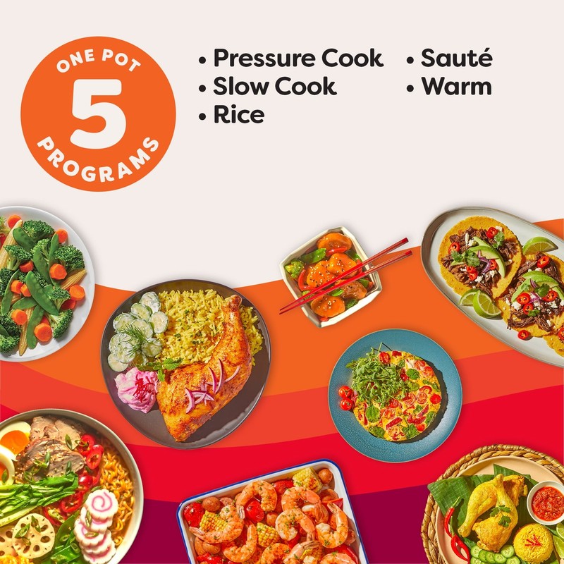 4QT RIO Mini Chef Series Multi-Cooker Daydream Compact Slow Cooker3