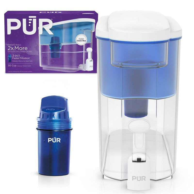 30 Cup Dispenser Filtration System, Blue/White, DS1800Z0