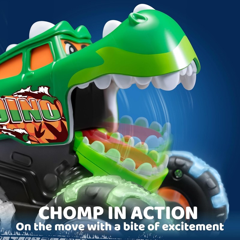 3 Pack Monster Truck Toy - Motion Activated Light up Cars for Toddlers - Monster3
