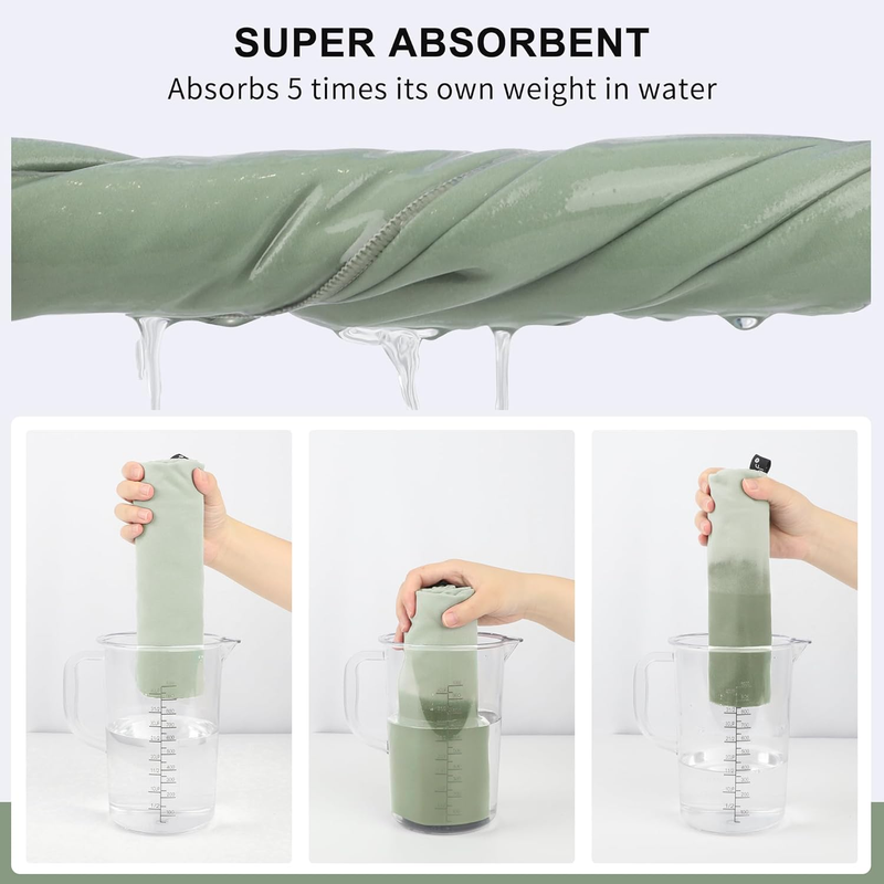 Microfiber Travel Towel Quick Dry Gym Camping Beach Pool Ultra Compact3