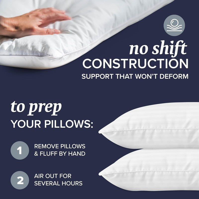King Size Bed Pillows Set of 2 - Cooling Gel for All Sleep Positions2