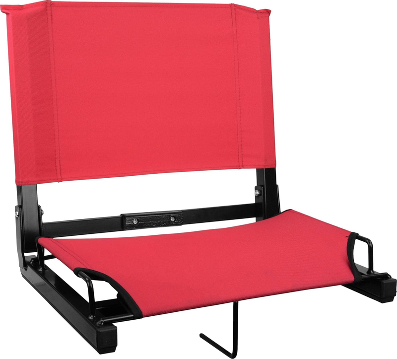 Bleacher Stadium Seat w/ Cushion & Back Support Wide/Regular Chair6