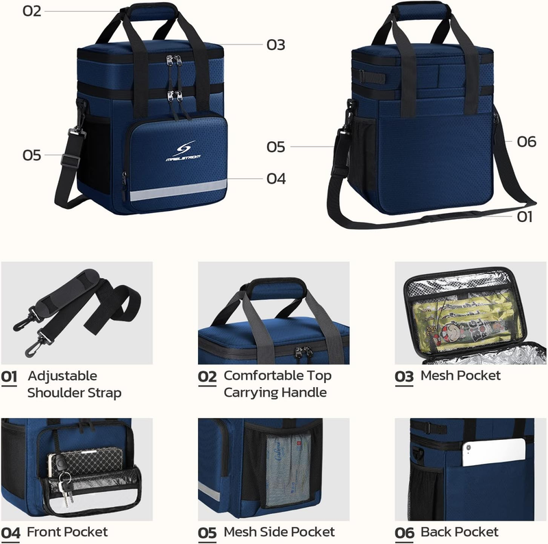 Insulated Lunch Bag Men Women Leakproof Cooler Lunch  Bag Portable Lunch Cooler2