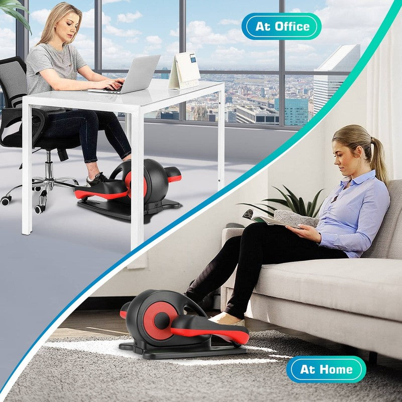 Compact Under Desk Elliptical with Remote & Monitor - Perfect for Home & Office5