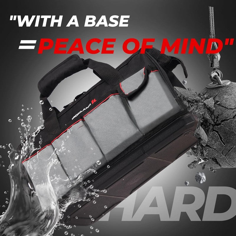 16.5" Hard Bottom Tool Bag Waterproof Heavy Duty Organizer for Men Mechanics2