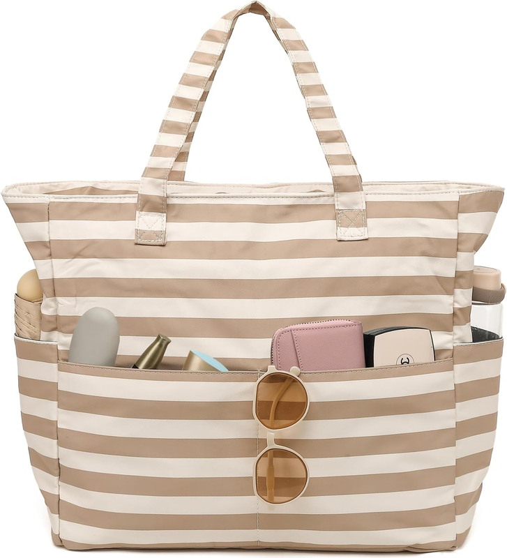 Large Beach Tote Bag Women Waterproof Sandproof Pool Gym Travel Bag9